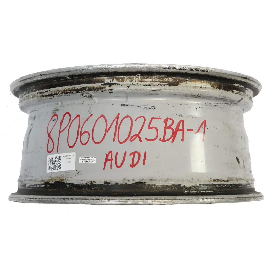 Audi A3 8P Cerchio Lega Argento 18" 7,5J ET:54 - SKU 8P0601025BA-1 - Numero di parte 8P0601025BA