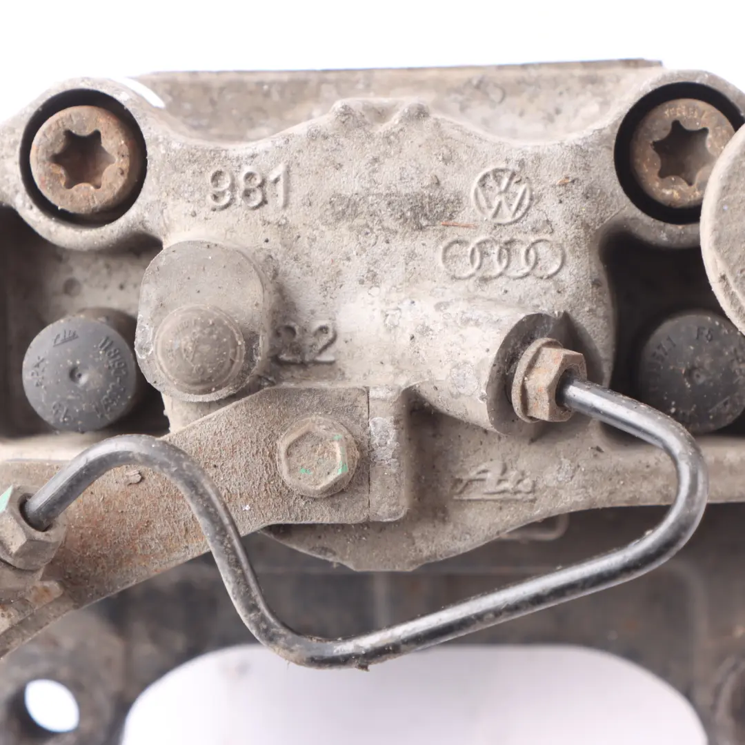 Audi S3 8P Front Brake Caliper Housing Carrier Left N/S Black - SKU 8P0615123A-2 - Part number 8P0615123A