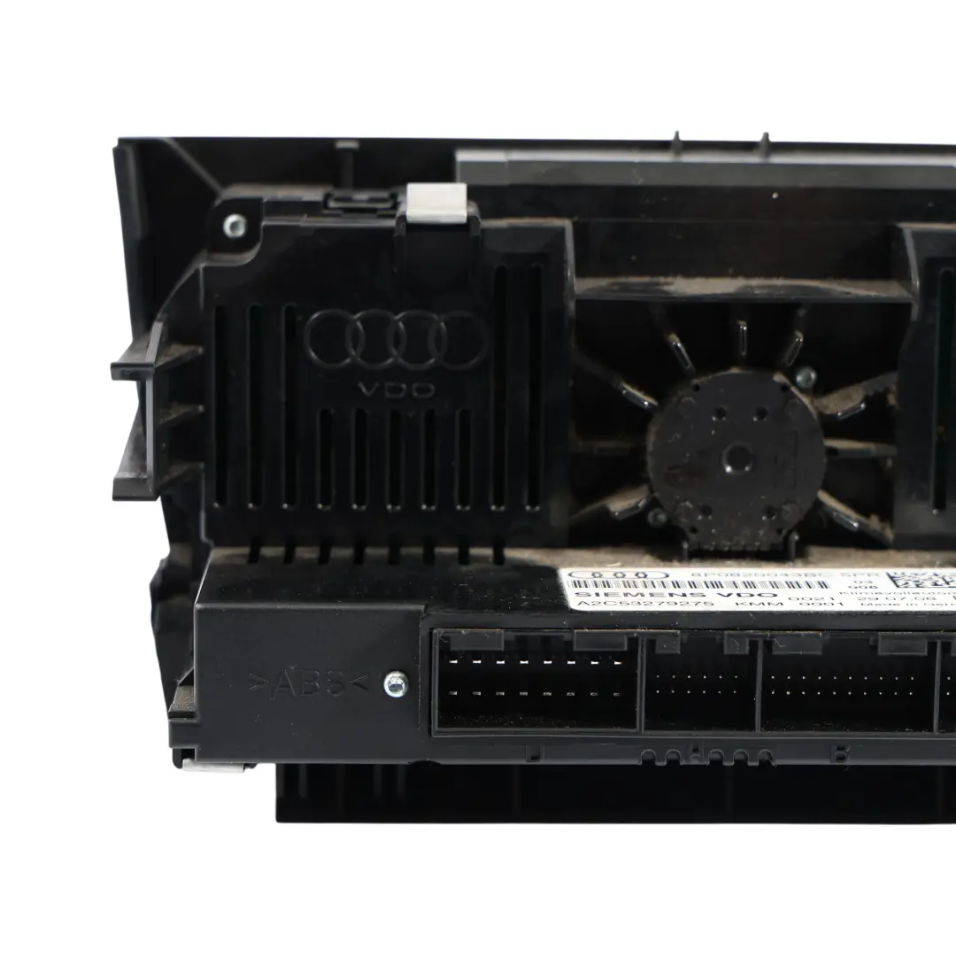 Audi A3 8P Dashboard Air Vent A/C Heater Climate Control Panel - SKU 8P0820043BC - Part number 8P0820043BC