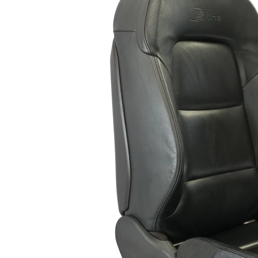 Audi A3 8P 5-Türer Sitz Vorne Links Beheizt S-Line Leder Wien Seele Schwarz - SKU 8P0881805AT-1 - Teilenummer 8P0881805AT