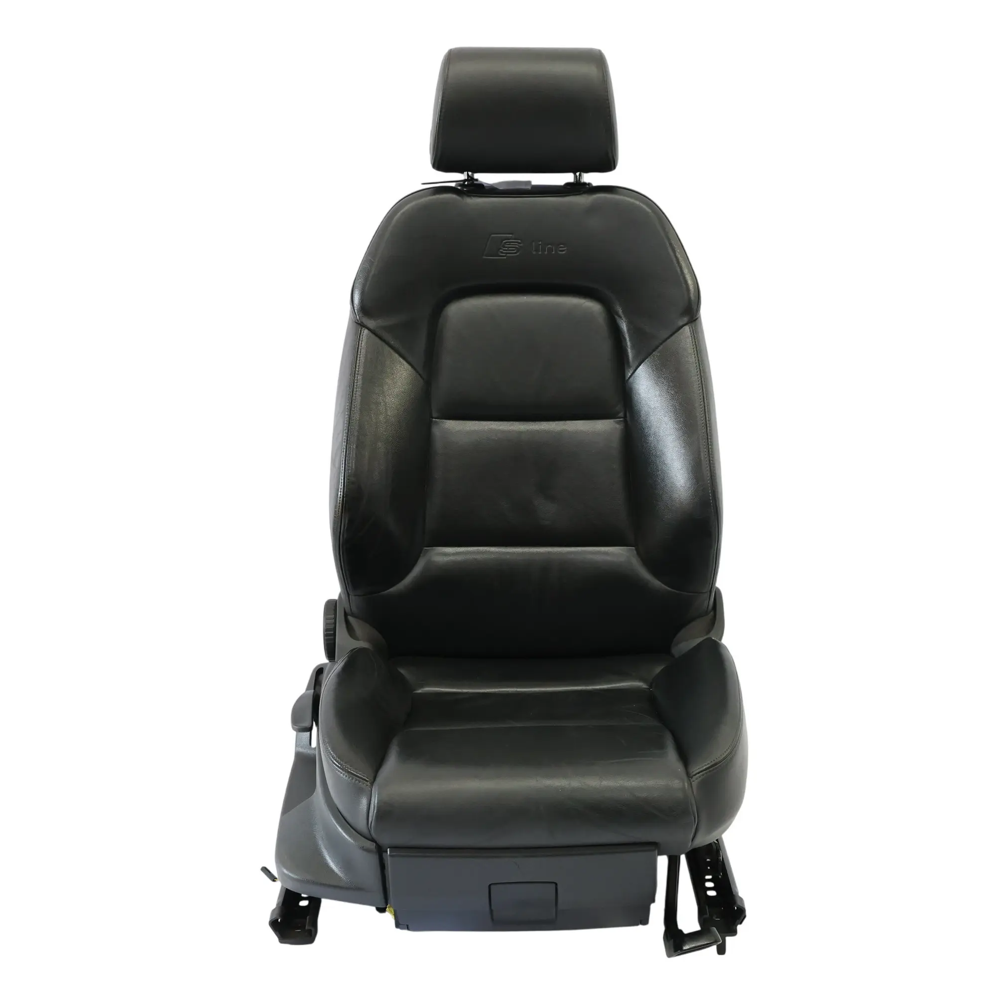 Audi A3 8P 5 Door Seat Front Right O/S Heated S-Line Leather Vienna Soul Black