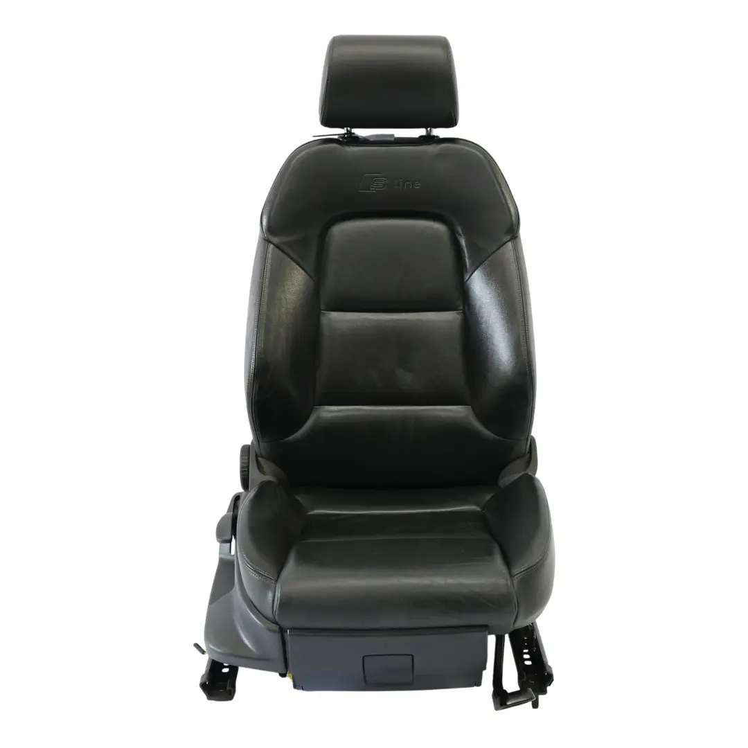 Audi A3 8P 5 Puertas Asiento Delantero Derecho Calefacción Cuero S-Line Negro - SKU 8P0881806AT-1 - Número de pieza 8P0881806AT