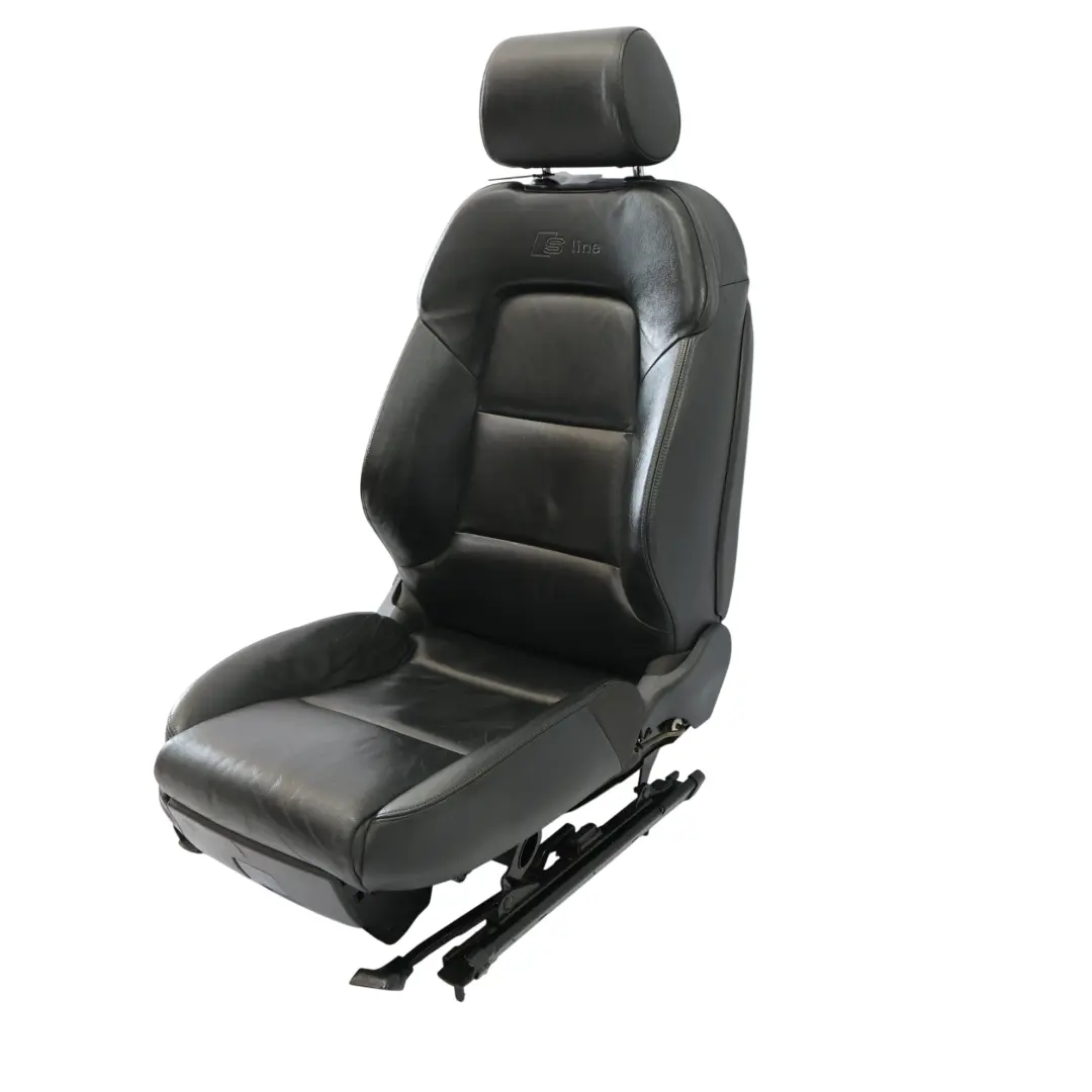 Audi A3 8P 5 Puertas Asiento Delantero Derecho Calefacción Cuero S-Line Negro - SKU 8P0881806AT-1 - Número de pieza 8P0881806AT