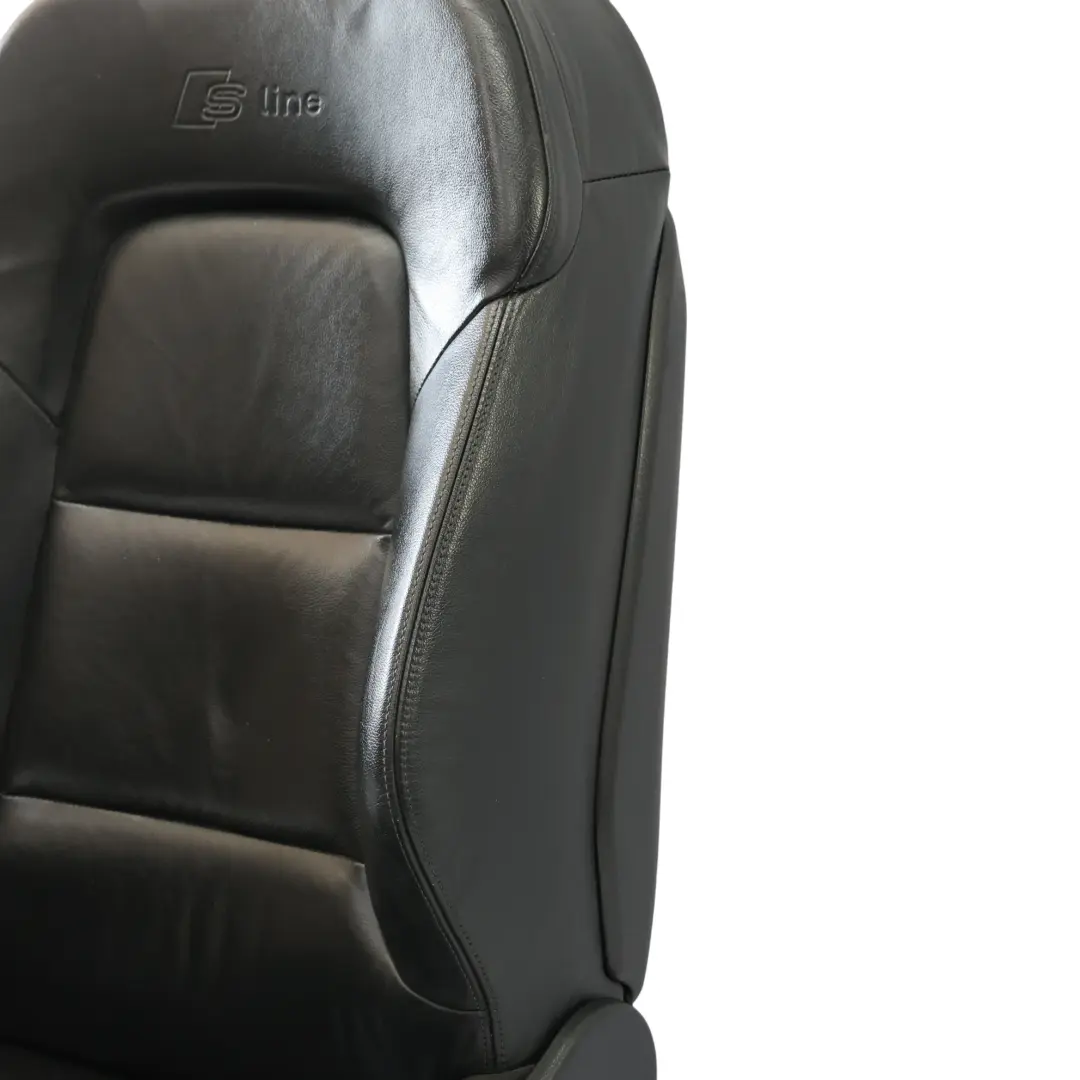 Door Seat Front Right O/S Heated S-Line Leather Vienna Soul Black to Audi A3 8P 5 with Part number 8P0881806AT Audi A3 8P 5 Door Seat Front Right O/S Heated S-Line Leather Vienna Soul Black - SKU 8P0881806AT-1 - Part number 8P0881806AT