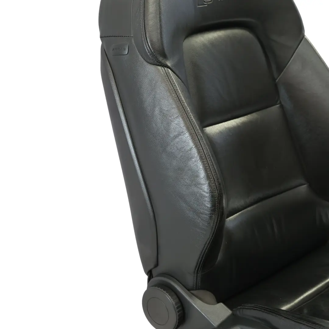 Audi A3 8P 5 Puertas Asiento Delantero Derecho Calefacción Cuero S-Line Negro - SKU 8P0881806AT-1 - Número de pieza 8P0881806AT