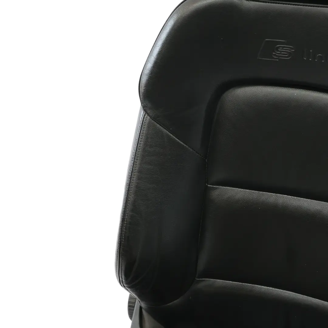 Audi A3 8P 5 Door Seat Front Right O/S Heated S-Line Leather Vienna Soul Black - SKU 8P0881806AT-1 - Part number 8P0881806AT