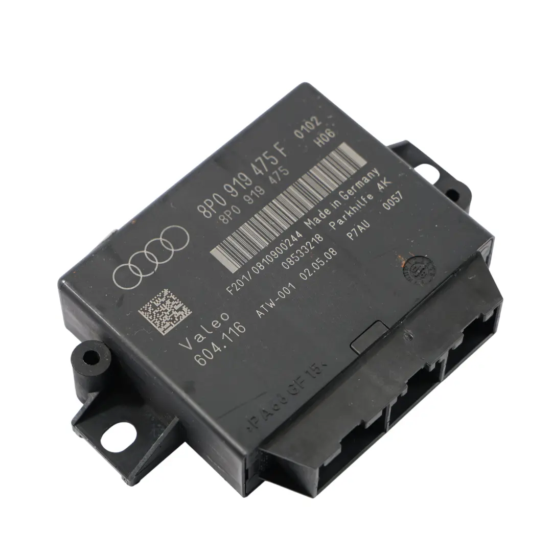 Audi TT 8J Module Commande Capteur Distance De Stationnement Arrière - SKU 8P0919475F - Numéro de pièce 8P0919475F