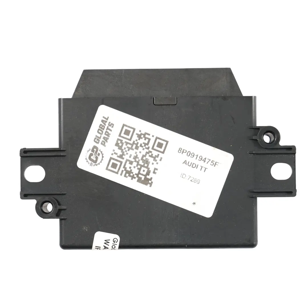 Audi TT 8J Sensor Distancia Aparcamiento Control Módulo Trasero - SKU 8P0919475F - Número de pieza 8P0919475F