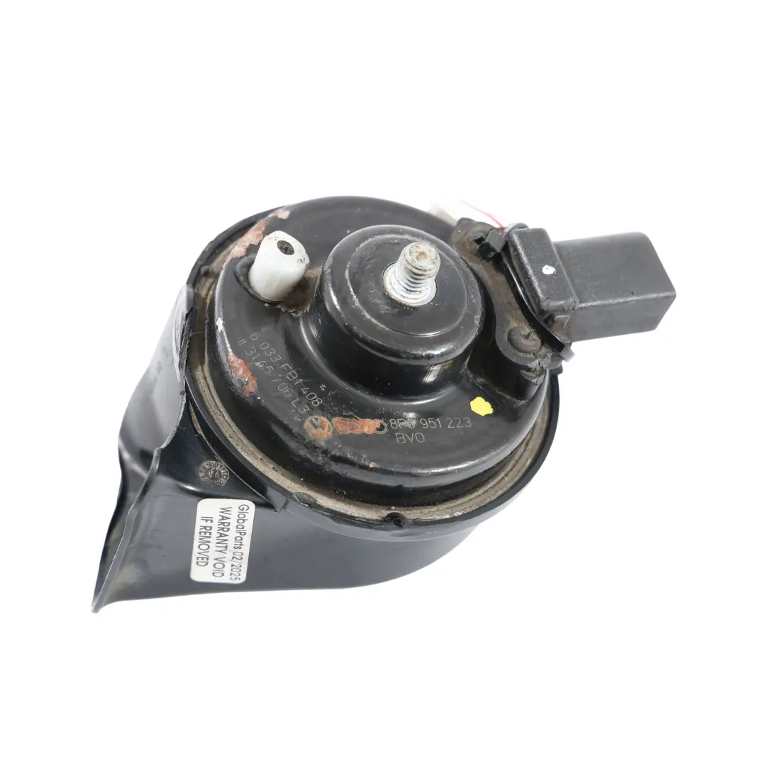 Horn Signal Audi A3 8P Fanfare High Tone Pitch Siren to with Part number 8P0951229 Horn Signal Audi A3 8P Fanfare High Tone Pitch Siren - SKU 8P0951229 - Part number 8P0951229