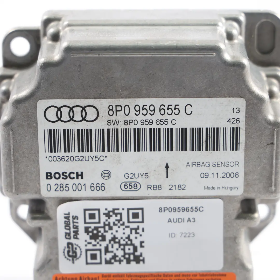 Modulo Aria ECU Sensore Unità Di Controllo per Audi A3 8P con numero di parte 8P0959655C Audi A3 8P Modulo Aria ECU Sensore Unità Di Controllo - SKU 8P0959655C - Numero di parte 8P0959655C