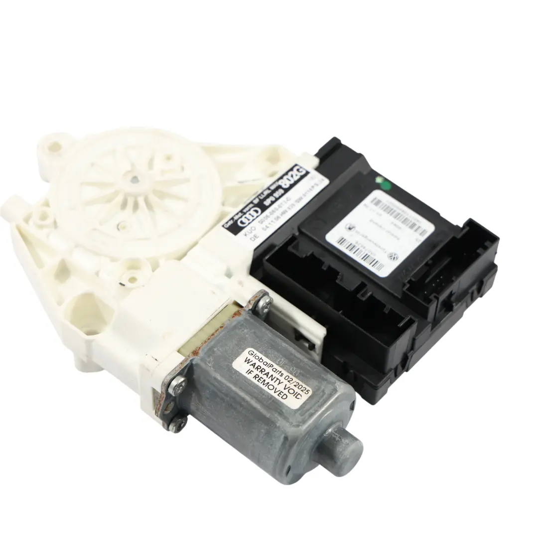 Elevalunas Puerta Delantera Izquierda Eléctrico para Audi A3 8P Motor con número de pieza 8P0959802G Audi A3 8P Motor Elevalunas Puerta Delantera Izquierda Eléctrico - SKU 8P0959802G - Número de pieza 8P0959802G