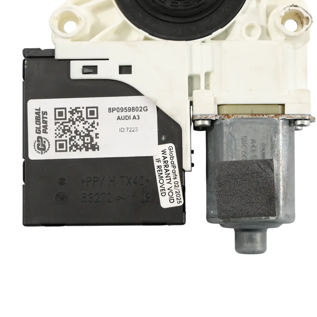Audi A3 8P Motore Alzacristalli Porta Sinistra Azionamento Elettrico - SKU 8P0959802G - Numero di parte 8P0959802G