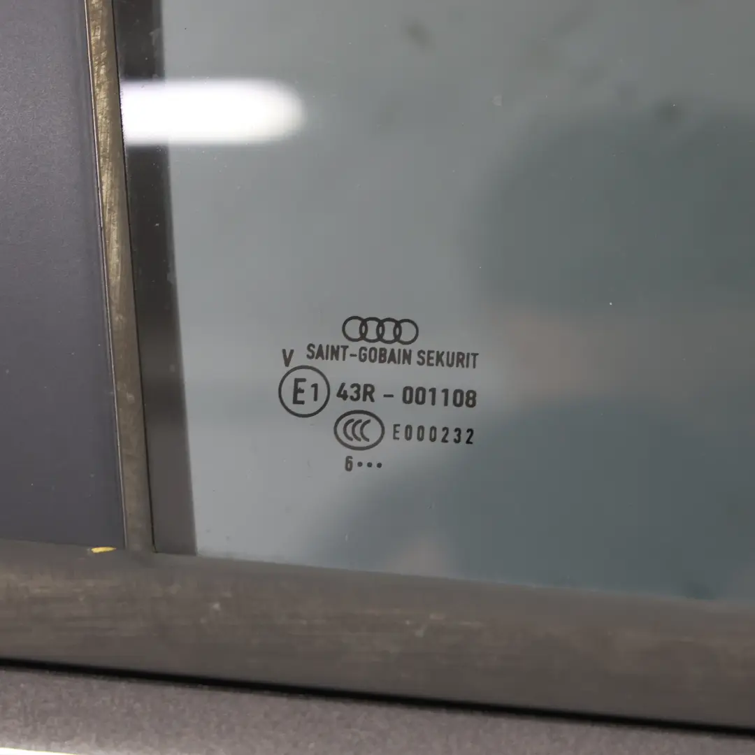 Audi A3 8P Sportback Door Rear Right O/S Lava Grey Pearl Effect - Z7L - SKU 8P4833052A-LAG - Part number 8P4833052A