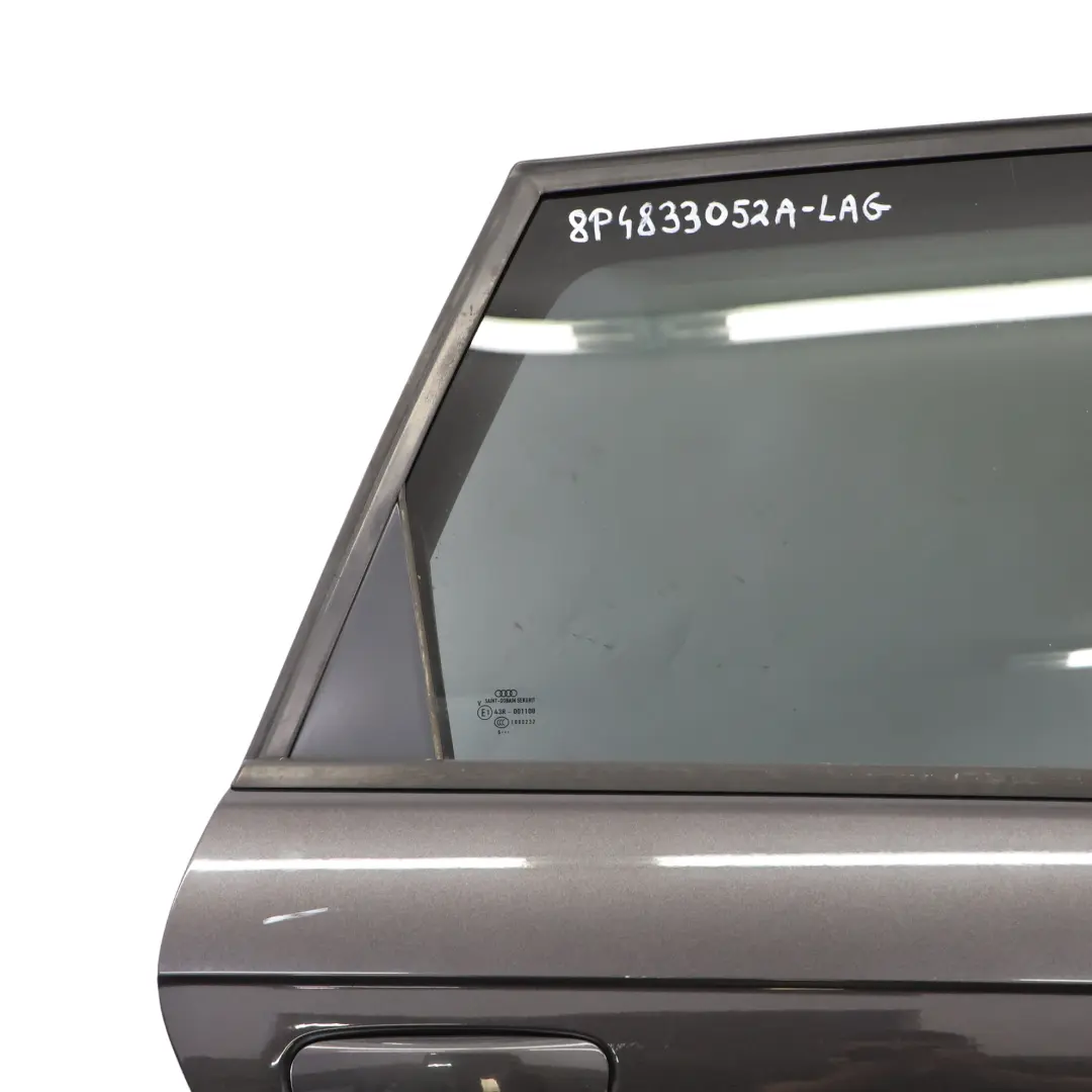 Sportback Door Rear Right O/S Lava Grey Pearl Effect - Z7L to Audi A3 8P with Part number 8P4833052A Audi A3 8P Sportback Door Rear Right O/S Lava Grey Pearl Effect - Z7L - SKU 8P4833052A-LAG - Part number 8P4833052A
