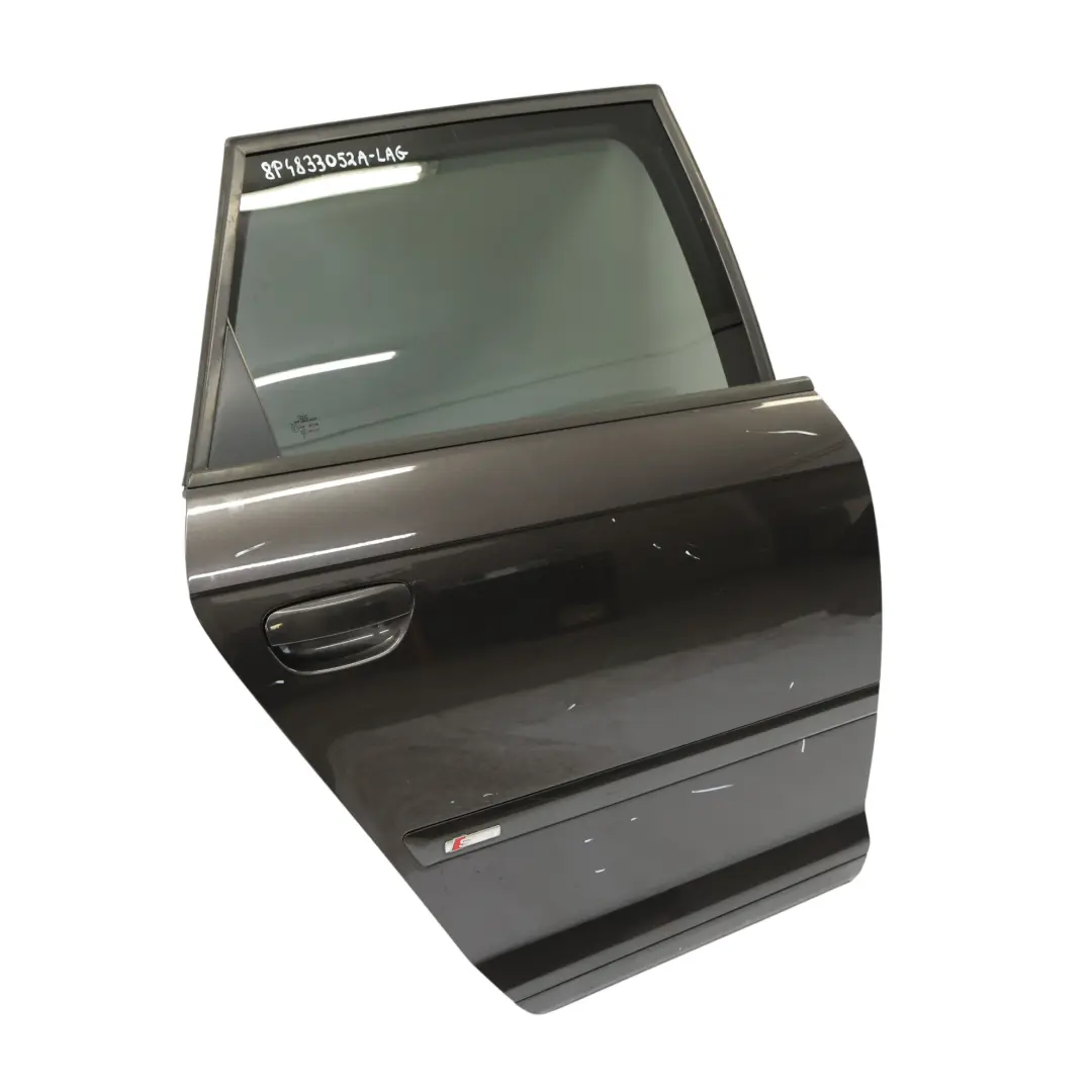 Audi A3 8P Sportback Porte Arrière Droite Lava Grey Pearl Gris - Z7L - SKU 8P4833052A-LAG - Numéro de pièce 8P4833052A