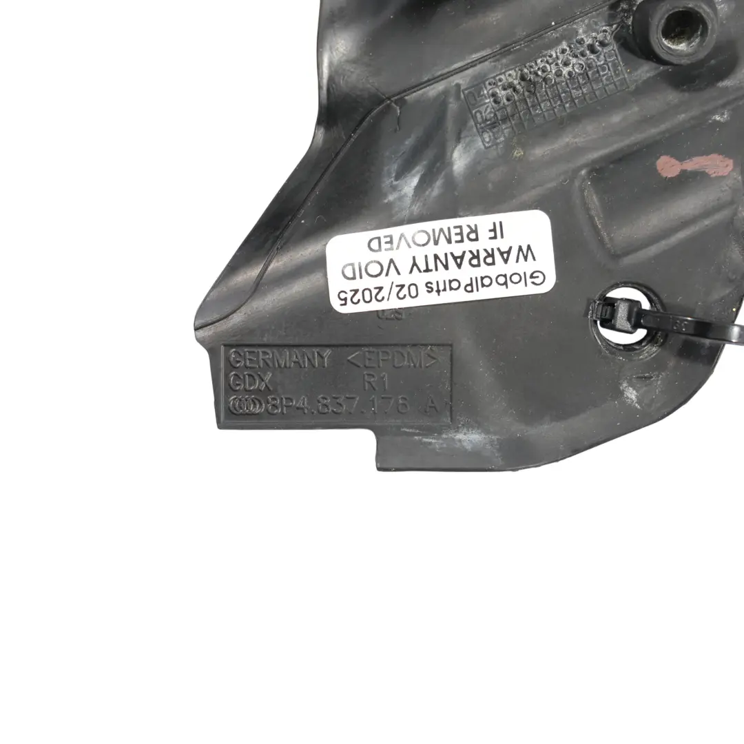 A3 8V Sportback Front Right O/S Door Rubber Seal Gasket Cover - SKU 8P4837176A - Part number 8P4837176A