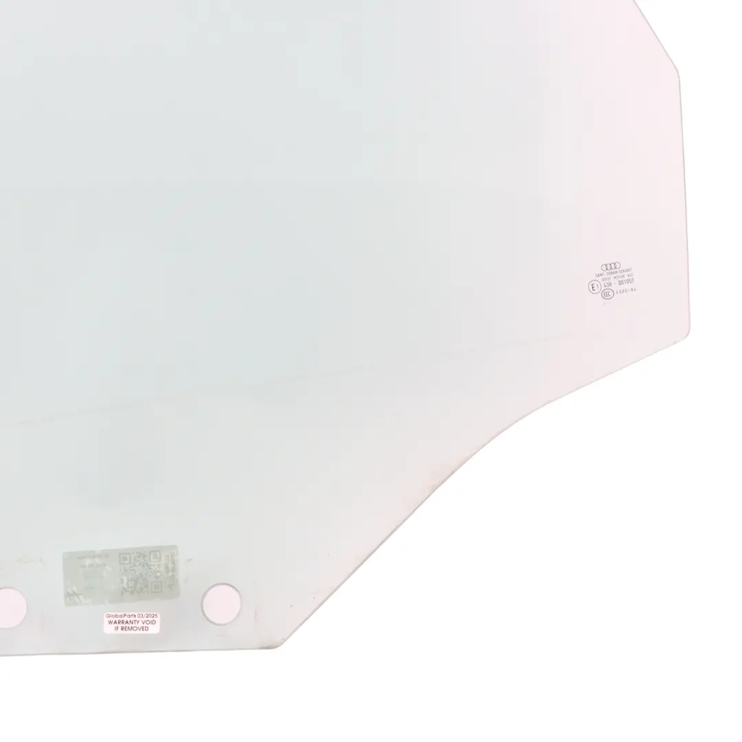 Audi A3 8P Door Window Glass Rear Left N/S Door Glazing Green AS2 - SKU 8P4845205B - Part number 8P4845205B