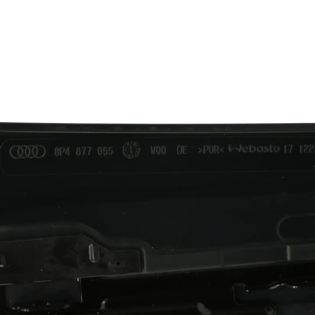 Sportback Schiebedach Vorne Zentrale Fenster Glasscheibe AS3 Getönt für Audi A3 8P mit Teilenummer 8P4877055 Audi A3 8P Sportback Schiebedach Vorne Zentrale Fenster Glasscheibe AS3 Getönt - SKU 8P4877055 - Teilenummer 8P4877055