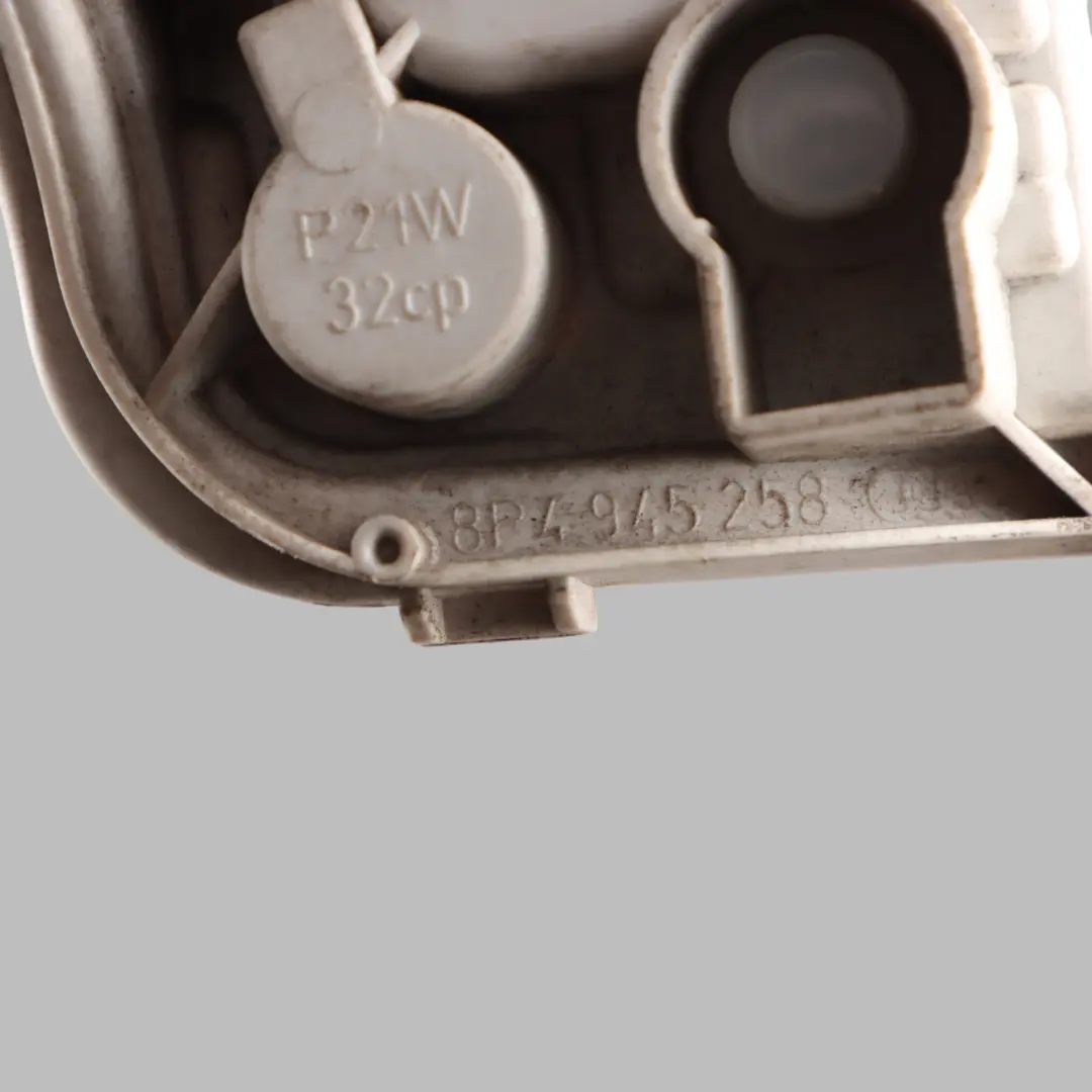 5D Rear Tail Light Bulb Carrier Outer Holder Right O/S to Audi A3 8P with Part number 8P4945258 Audi A3 8P 5D Rear Tail Light Bulb Carrier Outer Holder Right O/S - SKU 8P4945258 - Part number 8P4945258