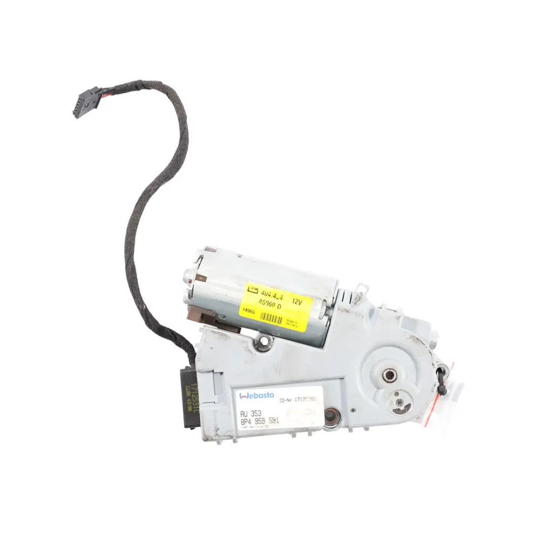 Sportback Electric Sunroof Motor Sun Roof to Audi A3 8P with Part number 8P4959591B Audi A3 8P Sportback Electric Sunroof Motor Sun Roof - SKU 8P4959591B - Part number 8P4959591B