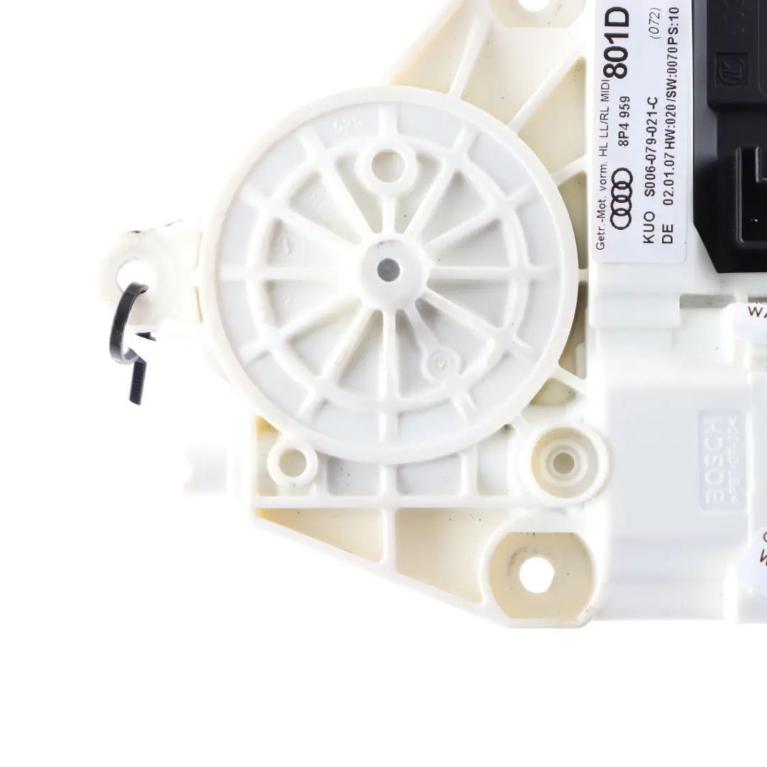 Audi A3 8P Window Lifter Door Rear Left N/S Regulator Motor - SKU 8P4959801D - Part number 8P4959801D