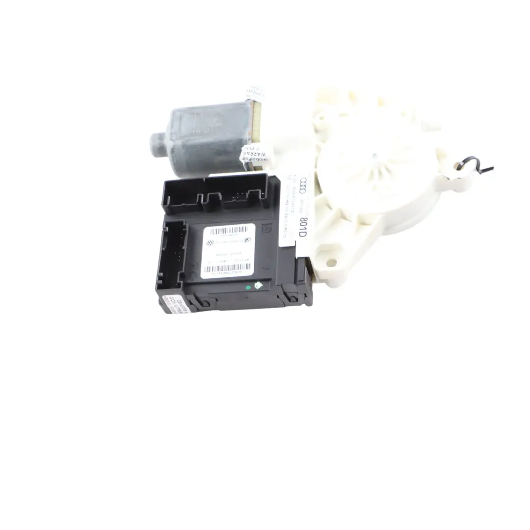 Audi A3 8P Window Lifter Door Rear Left N/S Regulator Motor - SKU 8P4959801D - Part number 8P4959801D
