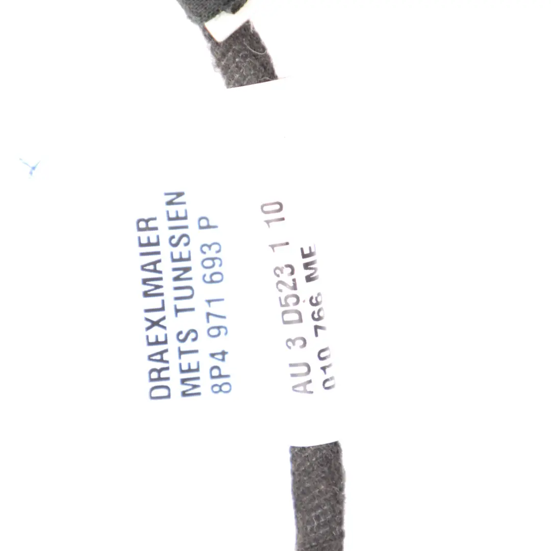 Tür Kabelbaum Hinten Links Rechts Verkabelung für Audi A3 8P mit Teilenummer 8P4971693P Audi A3 8P Tür Kabelbaum Hinten Links Rechts Verkabelung - SKU 8P4971693P - Teilenummer 8P4971693P