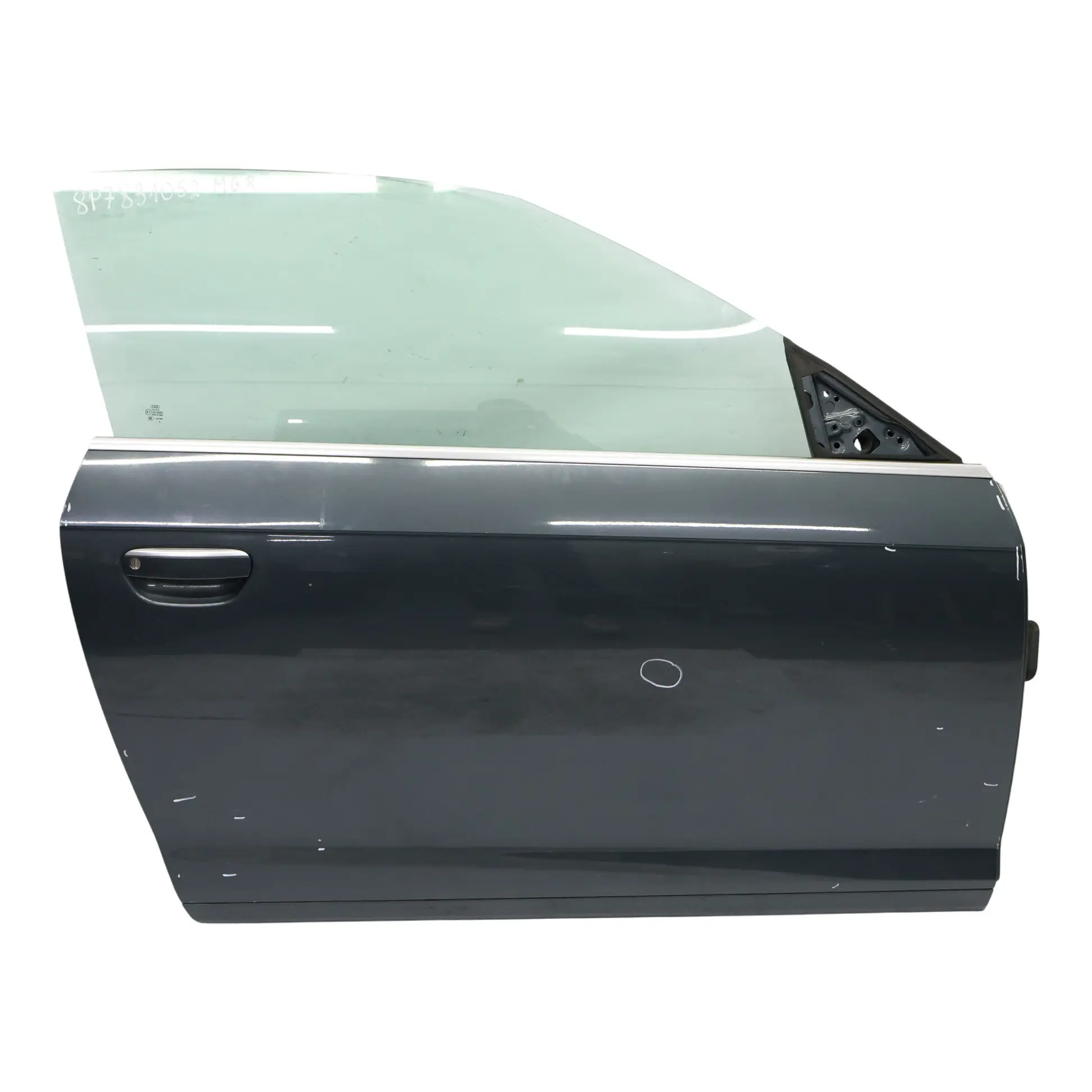 Audi A3 8P Convertible Door Front Right O/S Meteor Grey Metallic - Z7H