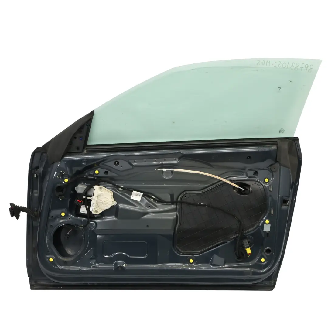Door Front Right O/S Meteor Grey Metallic - Z7H to Audi A3 8P Convertible with Part number 8P7831052 Audi A3 8P Convertible Door Front Right O/S Meteor Grey Metallic - Z7H - SKU 8P7831052-MGR - Part number 8P7831052