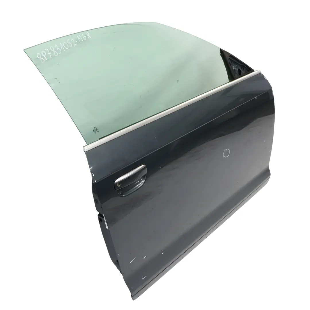 Door Front Right O/S Meteor Grey Metallic - Z7H to Audi A3 8P Convertible with Part number 8P7831052 Audi A3 8P Convertible Door Front Right O/S Meteor Grey Metallic - Z7H - SKU 8P7831052-MGR - Part number 8P7831052