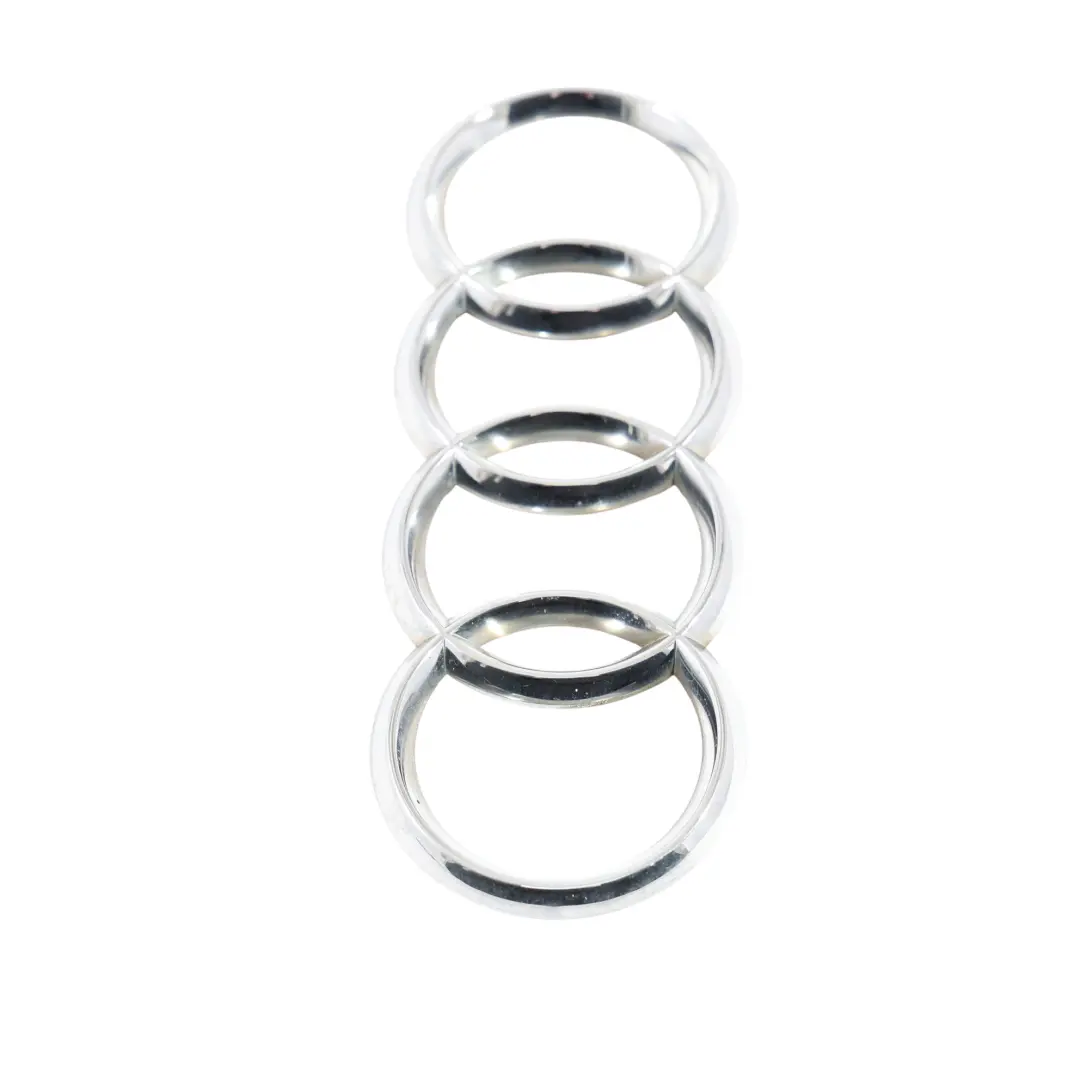 Audi A3 8P Emblema Baule Posteriore Coperchio Portellone Logo Chrome - SKU 8P7853742A - Numero di parte 8P7853742A
