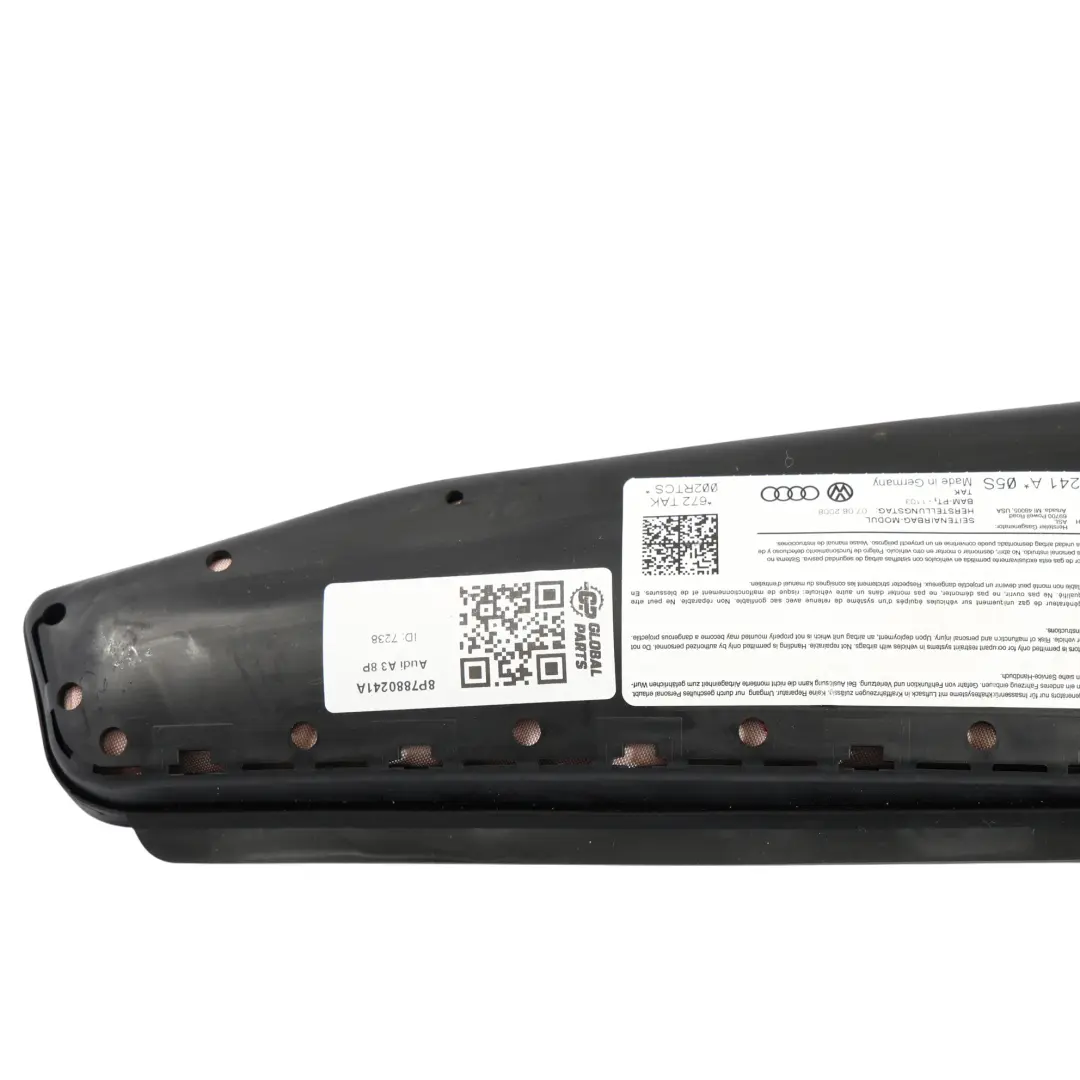 Audi A3 8P Cabriolet Module Siège Avant Gauche Pour - SKU 8P7880241A - Numéro de pièce 8P7880241A