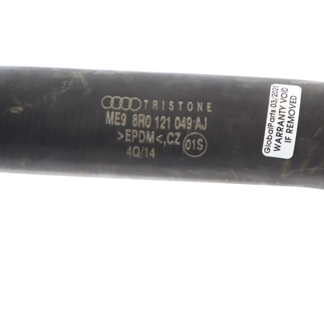 Coolant Water Hose Line Tube Pipe to Audi Q5 8R 3.0 TDI with Part number 8R0121049AJ Audi Q5 8R 3.0 TDI Coolant Water Hose Line Tube Pipe - SKU 8R0121049AJ - Part number 8R0121049AJ