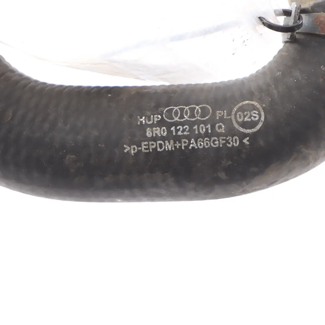 Water Coolant Pipe Hose Line to Audi Q5 8R 3.0 TDI with Part number 8R0122101Q Audi Q5 8R 3.0 TDI Water Coolant Pipe Hose Line - SKU 8R0122101Q - Part number 8R0122101Q
