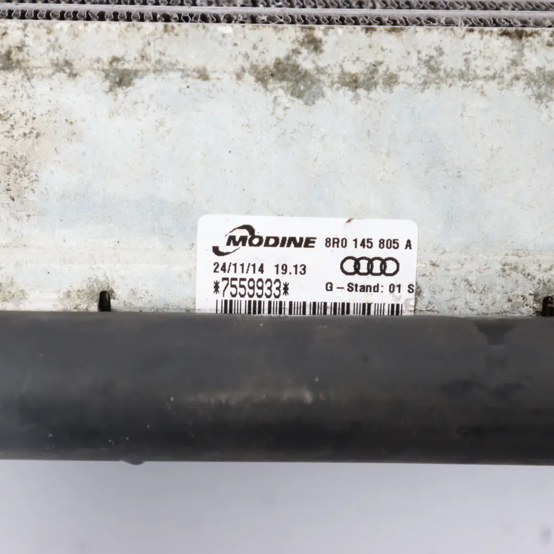 Charge Cooler Unit Diesel 3.0 TDI to Audi Q5 SQ5 8R Intercooler Air with Part number 8R0145805A Audi Q5 SQ5 8R Intercooler Air Charge Cooler Unit Diesel 3.0 TDI - SKU 8R0145805A - Part number 8R0145805A