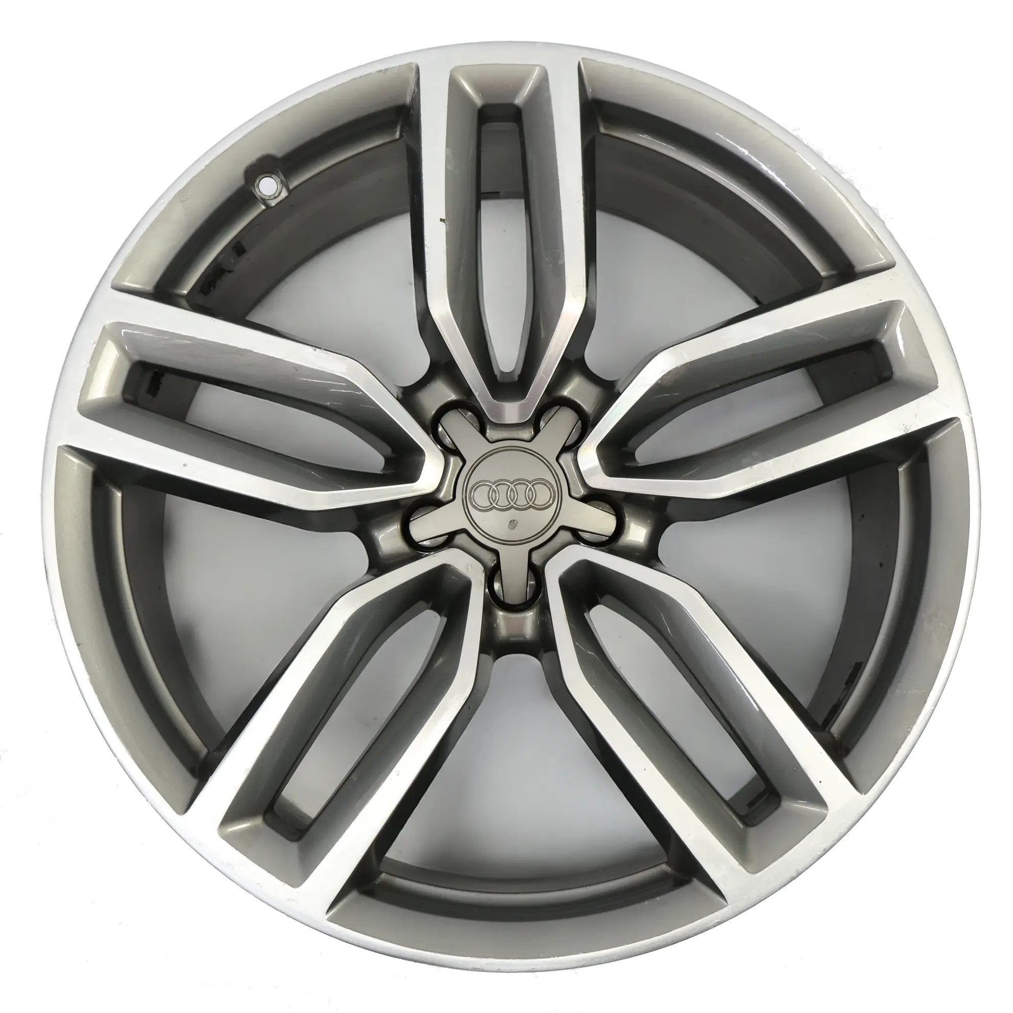 Cerchione Audi Q5 SQ5 8R In Lega Argento Chiaro 21" 8,5J ET:33 8R0601025AM