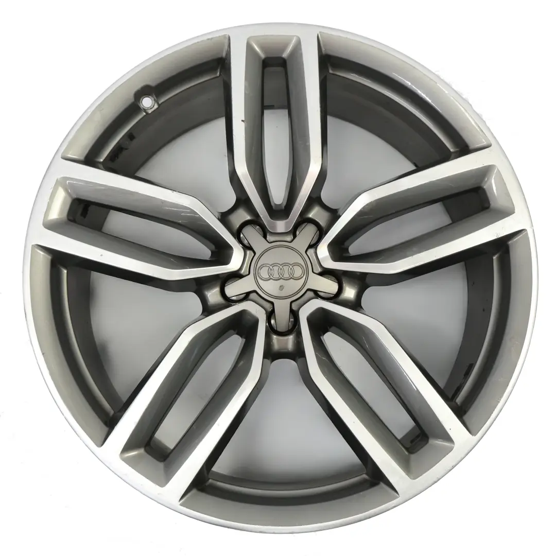  Jante Roue Audi Q5 SQ5 8R Alliage Argent Clair 21" 8,5J ET:33 - SKU 8R0601025AM-1 - Numéro de pièce 8R0601025AM