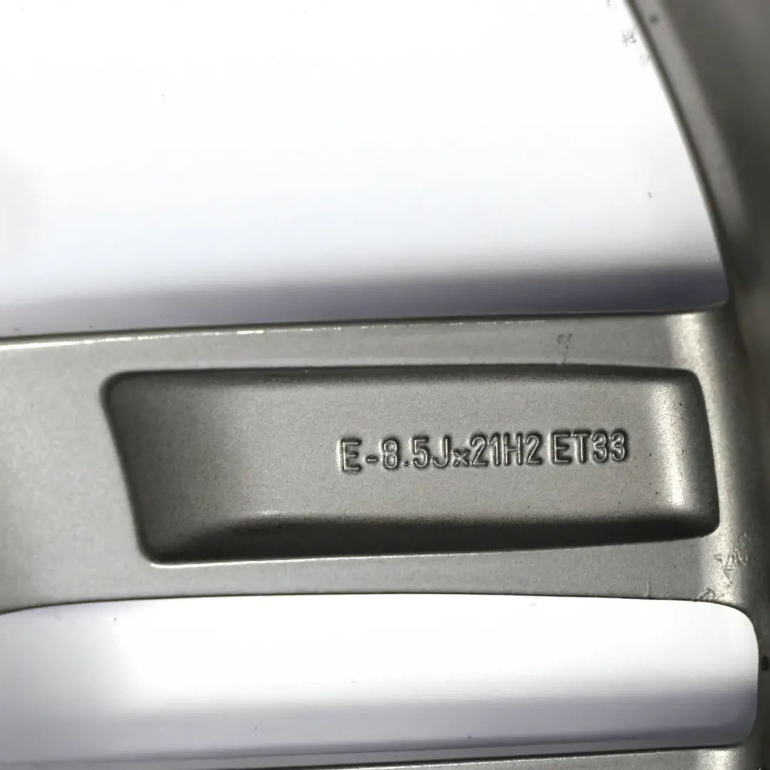 Wheel Rim Audi Q5 SQ5 8R Alloy Silver Light 21" 8,5J ET:33 - SKU 8R0601025AM-1 - Part number 8R0601025AM