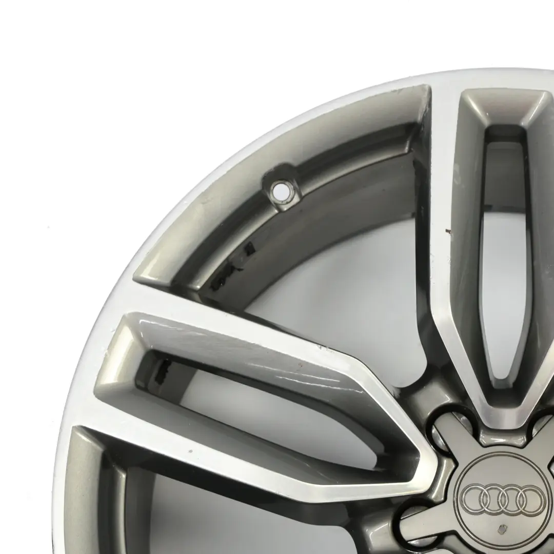  Llanta Audi Q5 SQ5 8R Aleación Plata Claro 21" 8,5J ET:33 - SKU 8R0601025AM-1 - Número de pieza 8R0601025AM