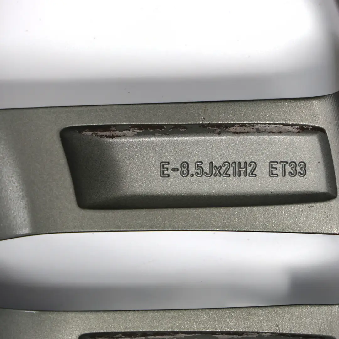  Llanta Audi Q5 SQ5 8R Aleación Plata Claro 21" 8,5J ET:33 - SKU 8R0601025AM-2 - Número de pieza 8R0601025AM