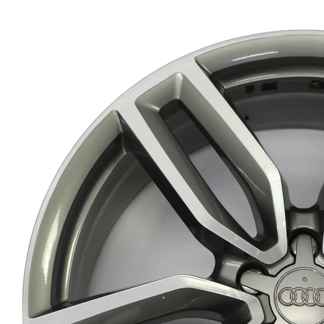 Rim Audi Q5 SQ5 8R Alloy Silver Light 21" 8,5J ET:33 to Wheel with Part number 8R0601025AM Wheel Rim Audi Q5 SQ5 8R Alloy Silver Light 21" 8,5J ET:33 - SKU 8R0601025AM-2 - Part number 8R0601025AM