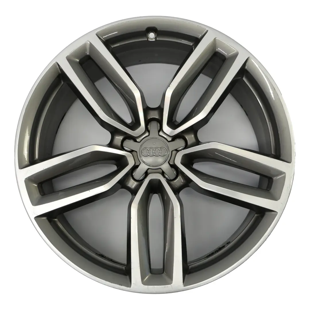 Rim Audi Q5 SQ5 8R Alloy Silver Light 21" 8,5J ET:33 to Wheel with Part number 8R0601025AM Wheel Rim Audi Q5 SQ5 8R Alloy Silver Light 21" 8,5J ET:33 - SKU 8R0601025AM-3 - Part number 8R0601025AM