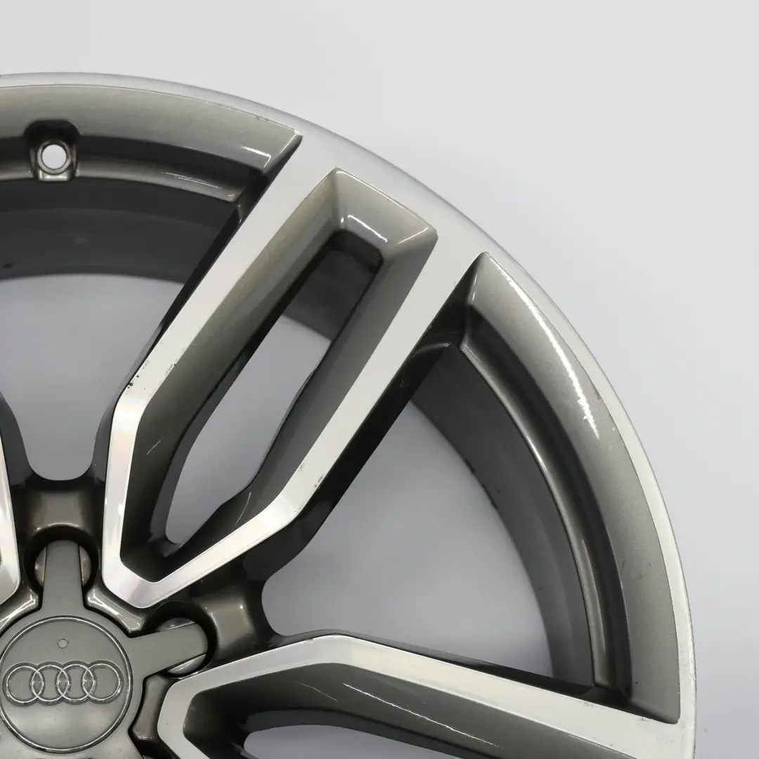 Rim Audi Q5 SQ5 8R Alloy Silver Light 21" 8,5J ET:33 to Wheel with Part number 8R0601025AM Wheel Rim Audi Q5 SQ5 8R Alloy Silver Light 21" 8,5J ET:33 - SKU 8R0601025AM-3 - Part number 8R0601025AM