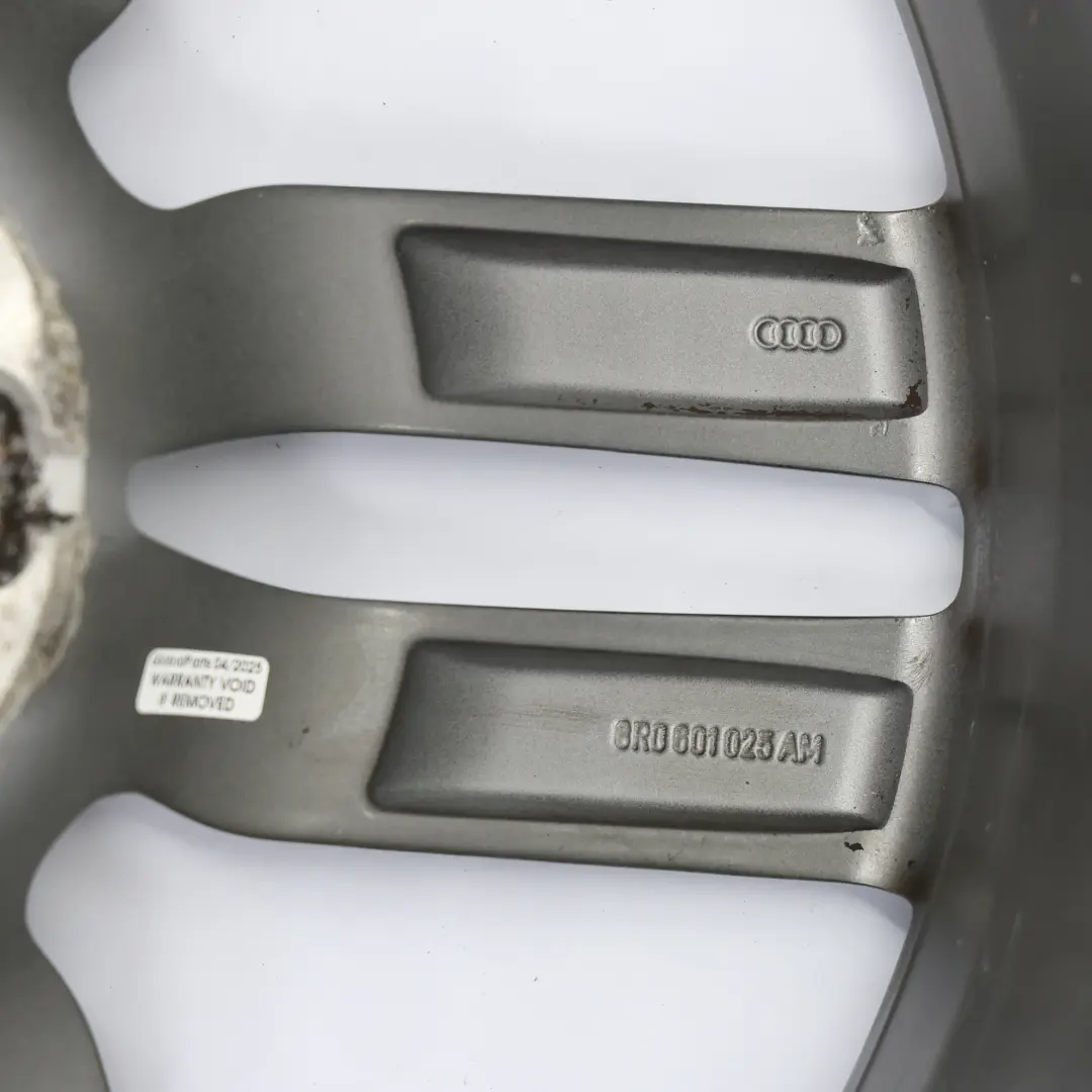 Wheel Rim Audi Q5 SQ5 8R Alloy Silver Light 21" 8,5J ET:33 - SKU 8R0601025AM-4 - Part number 8R0601025AM