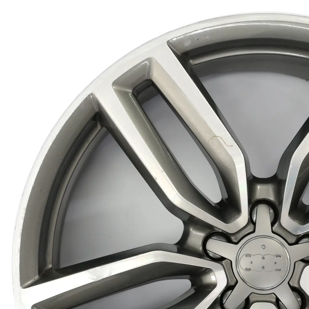 Wheel Rim Audi Q5 SQ5 8R Alloy Silver Light 21" 8,5J ET:33 - SKU 8R0601025AM-4 - Part number 8R0601025AM