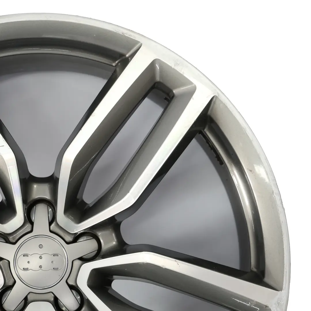 Wheel Rim Audi Q5 SQ5 8R Alloy Silver Light 21" 8,5J ET:33 - SKU 8R0601025AM-4 - Part number 8R0601025AM