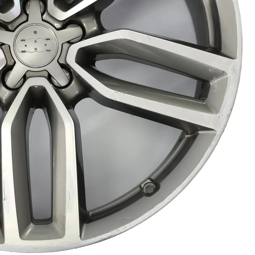 Rim Audi Q5 SQ5 8R Alloy Silver Light 21" 8,5J ET:33 to Wheel with Part number 8R0601025AM Wheel Rim Audi Q5 SQ5 8R Alloy Silver Light 21" 8,5J ET:33 - SKU 8R0601025AM-4 - Part number 8R0601025AM