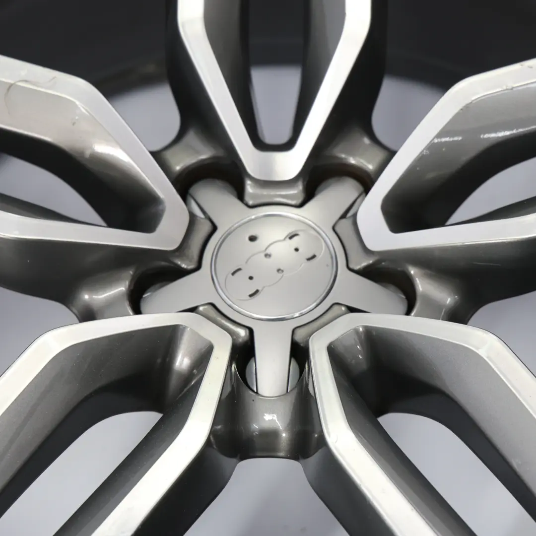Wheel Rim Audi Q5 SQ5 8R Alloy Silver Light 21" 8,5J ET:33 - SKU 8R0601025AM-4 - Part number 8R0601025AM