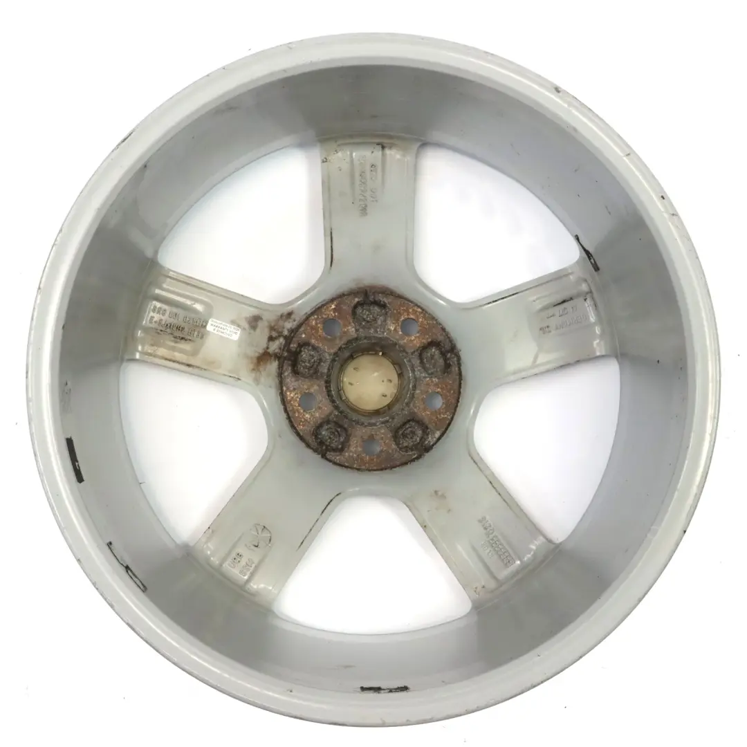 Silberne Alufelge 19" 8J ET:39 Sternspeiche Audi Q5 8R - SKU 8R0601025BD-2 - Teilenummer 8R0601025BD