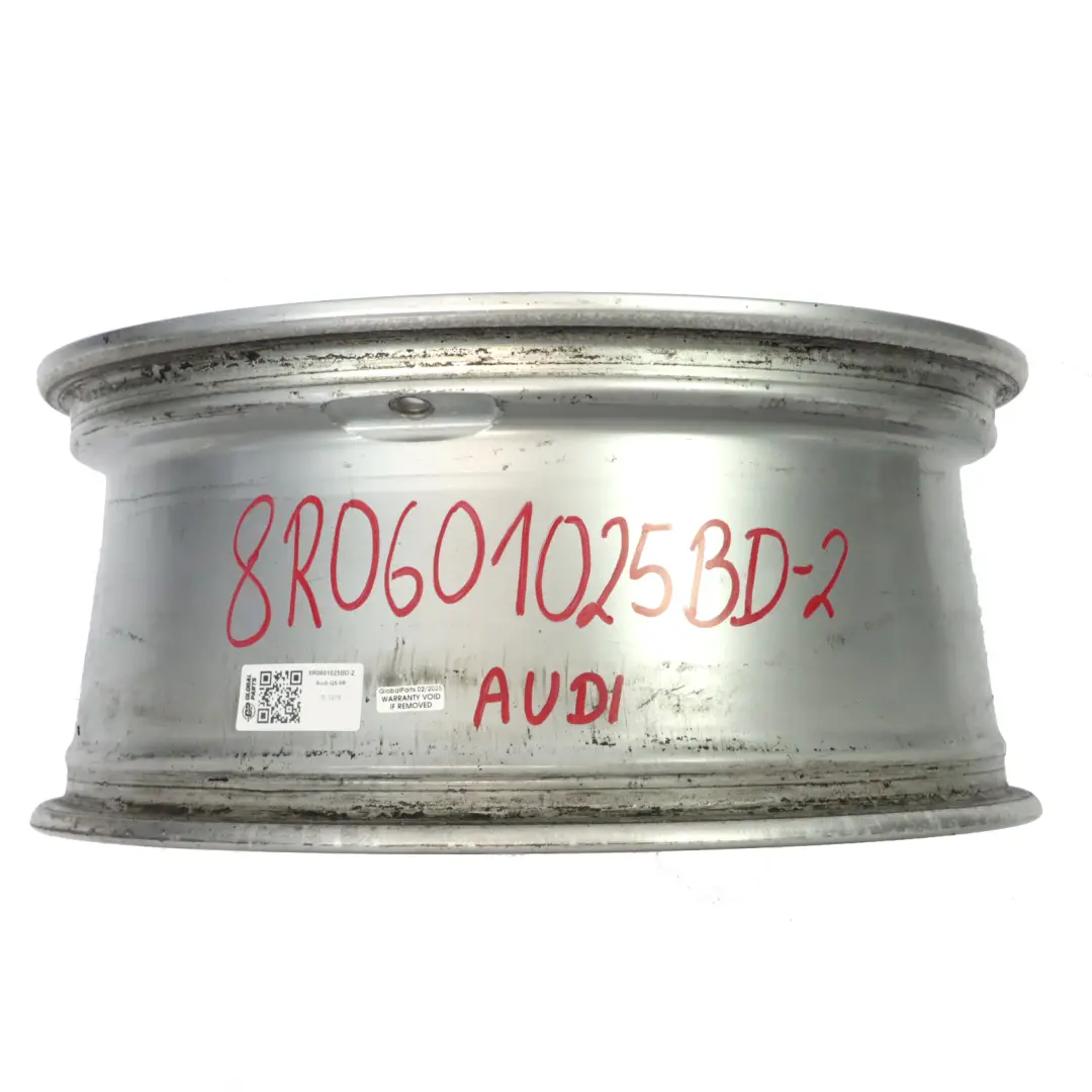 Audi Q5 8R Argento Cerchio Lega 19" 8J ET:39 Star Spoke - SKU 8R0601025BD-2 - Numero di parte 8R0601025BD
